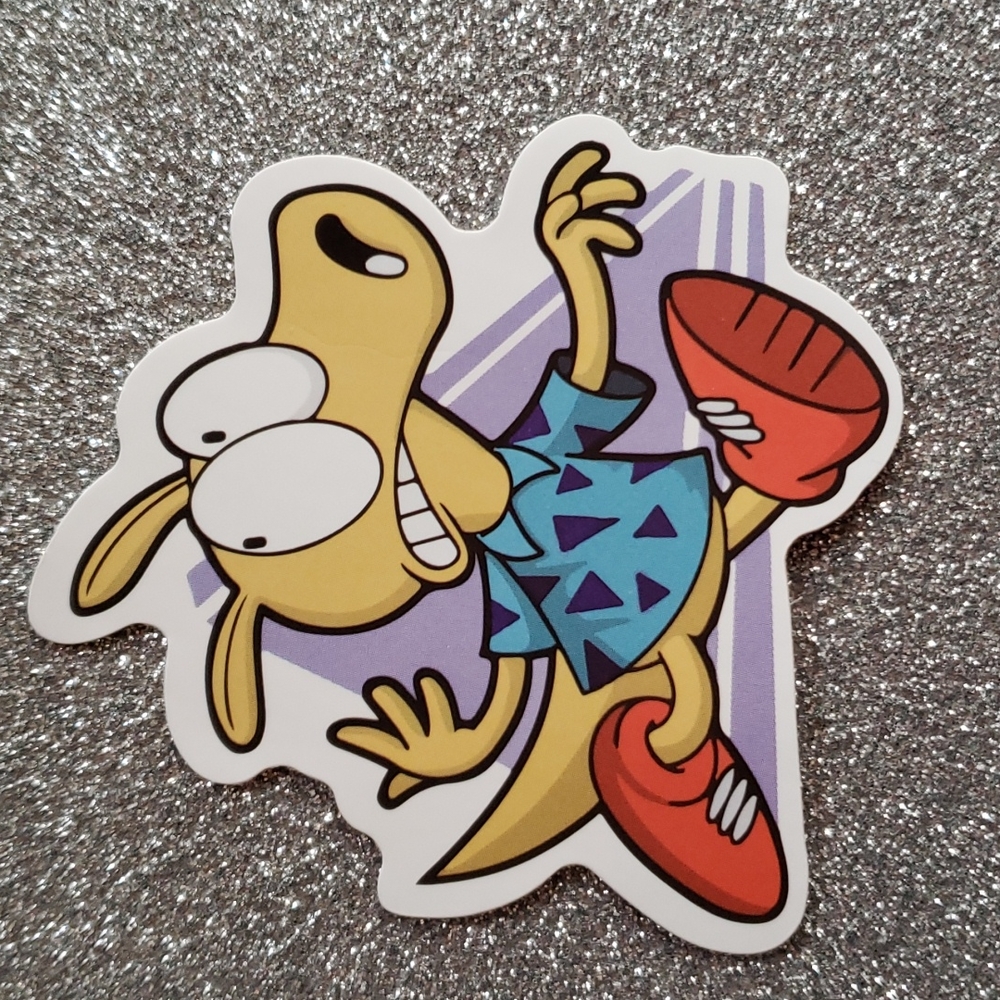 ROCKO'S MODERN LIFE Nickelodeon Waterproof Sticker 90s